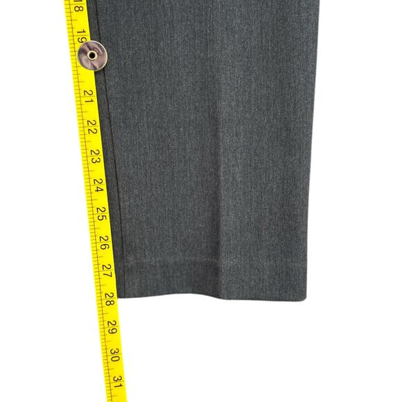 Talbots Heritage Gray Flat‎ Front Straight Leg Stretch Dress Pants Petite 10 - Picture 7 of 7
